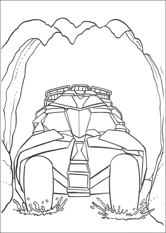 Plansa de colorat cu Batman 65 62